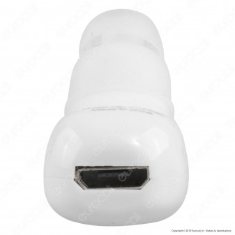 V-Tac VT-6500 Auricolare Bluetooth Mini Earbuds Colore Bianco - SKU 7705