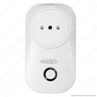 V-Tac Smart VT-5148 Spina Wi-Fi Intelligente 10A 2P - SKU 8470