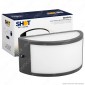 Bot Lighting Applique per Lampadine E27 mod. Segovia1 - Colore Grigio