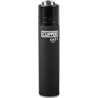 Clipper Micro Fantasia Soft Black - 4 Accendini