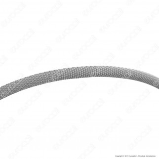 V-Tac VT-5361 Diamond Series USB Data Cable Micro USB Cavo in Corda Colore Grigio con Connettori a L 1m - SKU 8636