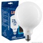 Life Lampadina LED E27 16W Globo G125 Milky Filamento - mod. 39.920387CM / 39.920387NM / 39.920387FM
