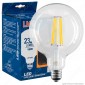 Life Lampadina LED E27 16W Globo G125 Filamento - mod. 39.920387C1 / 39.920387C3 / 39.920387N