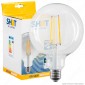 Bot Lighting Shot Lampadina LED E27 11W Bulb G125 Globo Filament Vetro Trasparente Dimmerabile - mod. WLD4013X2D / WLD4013X3D