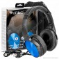 V-Tac VT-6322 Cuffie Wireless a Padiglione Bluetooth con Microfono e Jack 3,5mm Colore Blu - SKU 7728