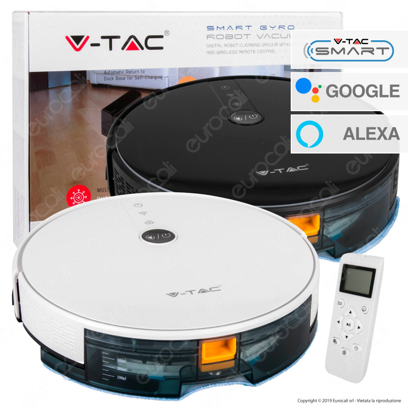 V-Tac VT-5555 Robot Aspirapolvere Lavapavimenti