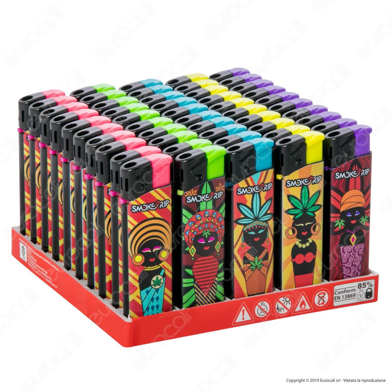 SmokeTrip Accendini Elettronici Ricaricabili Fantasia African Batik -