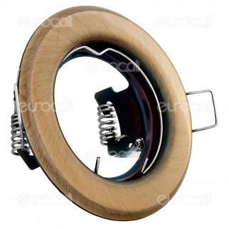 Kanlux ARGUS CT-2114-BR/M Portafaretto Rotondo da Incasso per