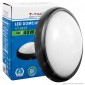V-Tac VT-8014 Plafoniera LED 8W Forma Ovale Colore Nero - SKU 1267 / 1266 / 1268