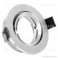 Kanlux RADAN CT-DTO50 Portafaretto Orientabile Rotondo da Incasso per Lampadine GU10 e GU5.3 - mod.7360