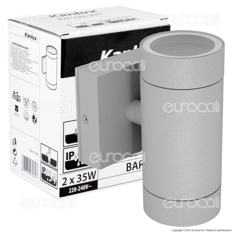Kanlux BART EL-235 Portalampada Wall Light da Muro per Lampadine GU10