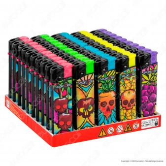 SmokeTrip Accendini Elettronici Ricaricabili Fantasia Fruit Skulls -