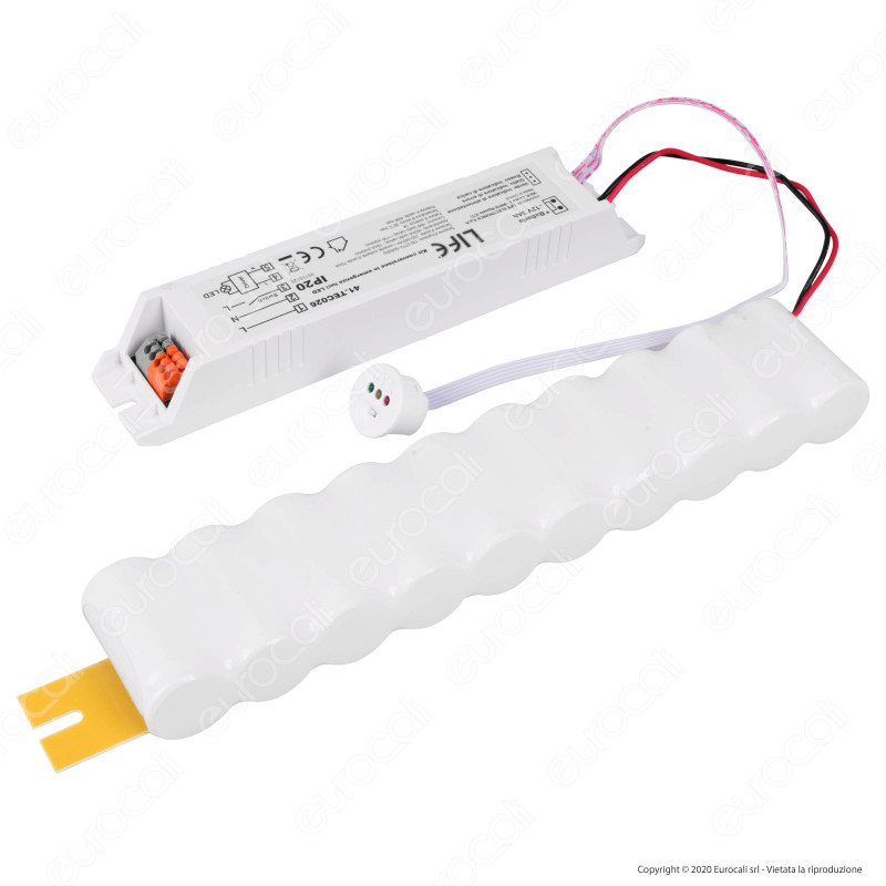 Life Kit Conversione in Emergenza per Lampade LED Max 40W con