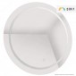 V-Tac VT-8602 Lampada LED a Specchio Rotondo da Parete 25W IP44 3in1 Dimmerabile con Anti Appannamento - SKU 40491