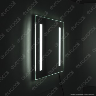 V-Tac VT-8505 Lampada LED a Specchio Rettangolare da Parete 17W IP44