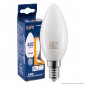 Life Lampadina LED E14 Filament 4W Candela Vetro Bianco - mod. 39.920022CM / 39.920022CM3 / 39.920022NM / 39.920022FM