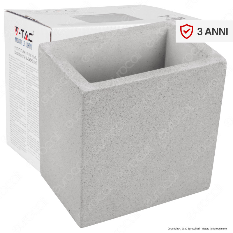 V-Tac VT-892 Applique Portalampada da Muro Concrete Wall Fitting