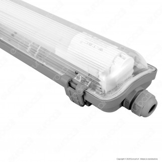V-Tac PRO VT-12028 Plafoniera Singola con Tubo LED T8 G13 18W