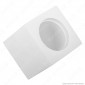 V-Tac VT 727SQ Portafaretto Quadrato Montaggio Superficiale in Gesso Lampadine GU10 e GU5.3 - SKU 3664