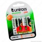 Uniross Pile Ricaricabili Hybrio AA / HR6 Ni-MH 1,2V 900mAh - Blister da 4 Batterie