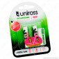 Uniross Pile Ricaricabili Hybrio AAA / HR03 Ni-MH 1,2V 550mAh - Blister da 2 Batterie