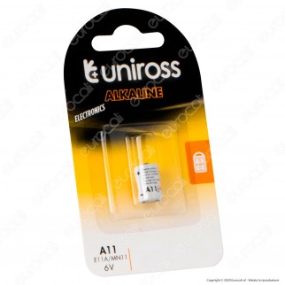 Uniross Pila Alcalina A11 / E11A / MN11 6V - Blister da 1 Batteria