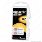 Duracell Activair Misura 312 - Blister 6 Batterie per Protesi Acustiche