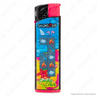 SmokeTrip Accendini Elettronici Ricaricabili Fantasia Candy Crack -