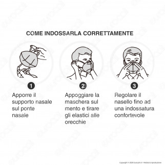 Sicura Protection 10 Mascherine Protettive Filtranti Monouso con