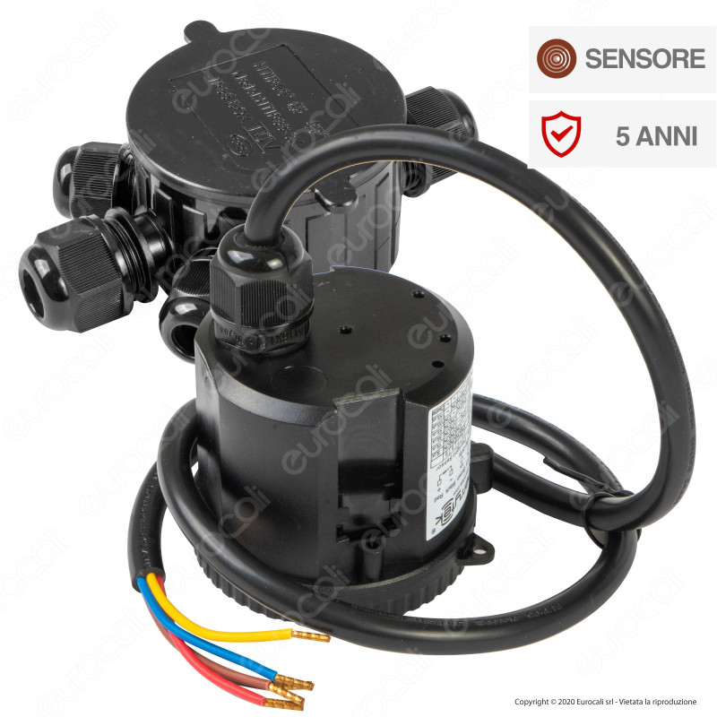 V-Tac Sensore di Movimento a Microonde IP65 per Lampade Industriali -