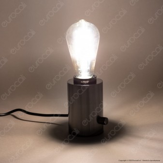 Bot Lighting Shot Lampada da Tavolo con Portalampada per Lampadine