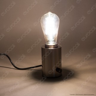 Bot Lighting Shot Lampada da Tavolo con Portalampada per Lampadine