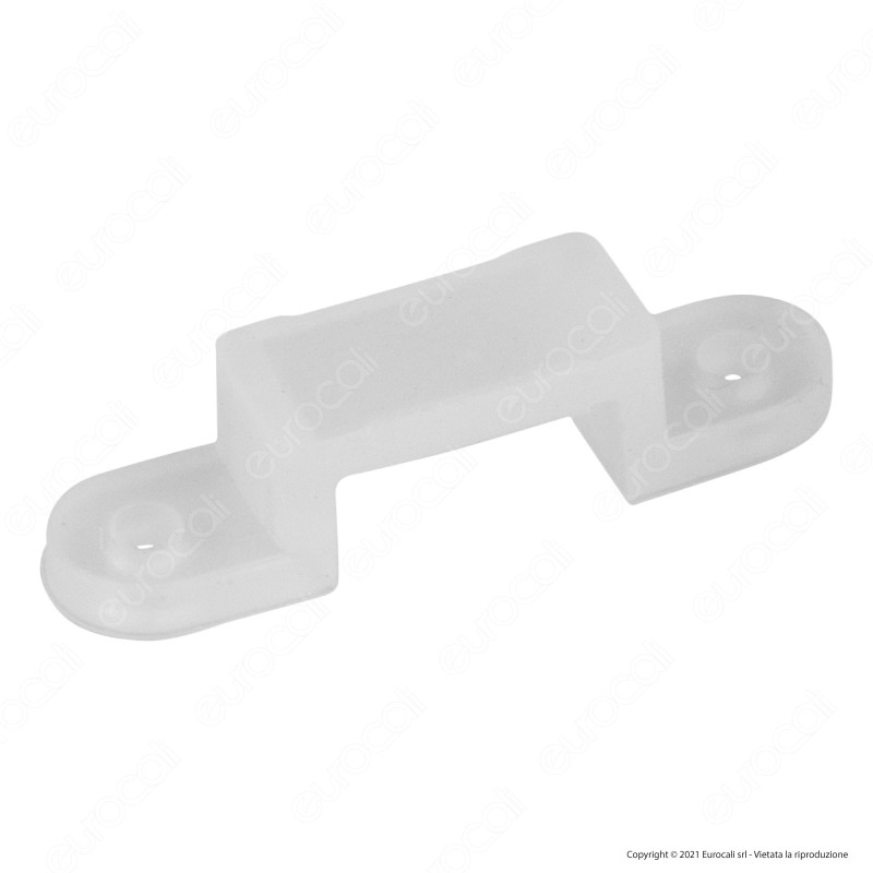 LEDCO Staffa in Silicone per Montaggio a Parete per Strisce LED