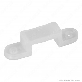 LEDCO Staffa in Silicone per Montaggio a Parete per Strisce LED