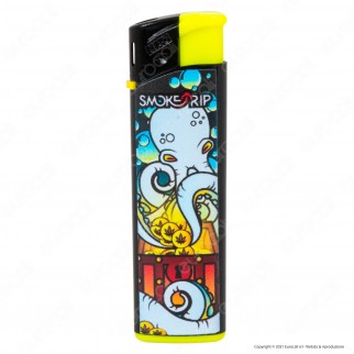 SmokeTrip Accendini Elettronici Ricaricabili Fantasia Kraken - Box da