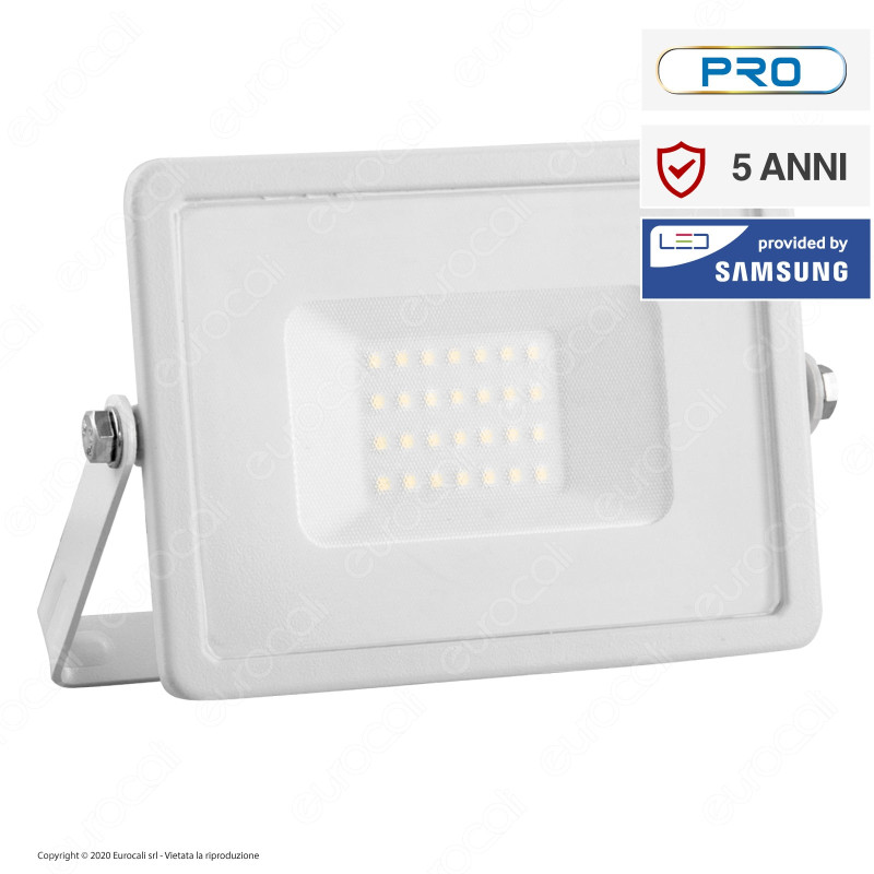 V-Tac PRO VT-20 Faro LED SMD 20W Ultrasottile Chip Samsung da Esterno