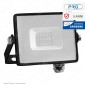 V-Tac PRO VT-10 Faro LED SMD 10W Ultrasottile Chip Samsung da Esterno Colore Nero - SKU 424 / 425 / 426