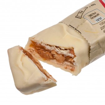 Snickers White Snack con Arachidi Croccanti e Caramello Ricoperto di