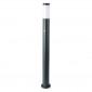 V-Tac VT-838 Lampione Portalampada da Giardino per Lampadine E27 Fissaggio a Terra e Sensore di Movimento IP44 110cm - SKU 8968