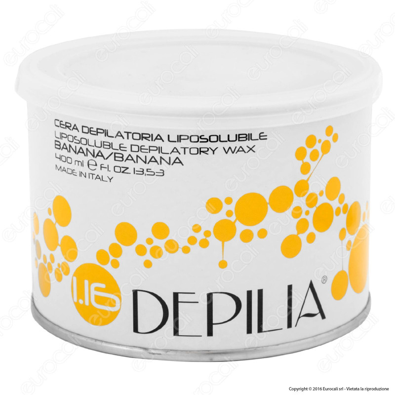 Depilia 1.16 Banana Cera Depilatoria Liposolubile per Ceretta - 1