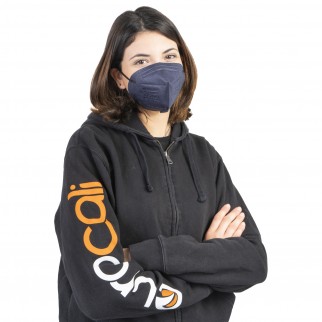 Sicura Protection 50 Mascherine Protettive Colore Blu Elastici Neri