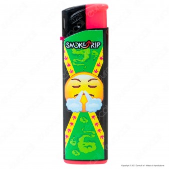 SmokeTrip Accendini Elettronici Ricaricabili Fantasia Emoticon - 5