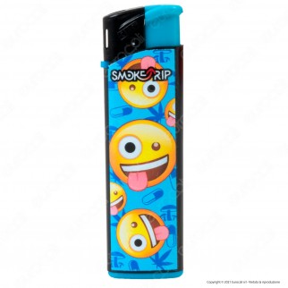 SmokeTrip Accendini Elettronici Ricaricabili Fantasia Emoticon - 5