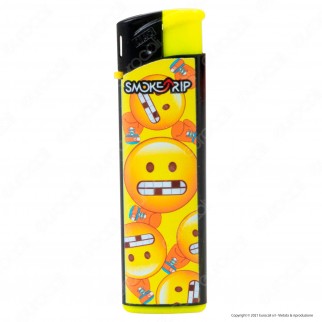 SmokeTrip Accendini Elettronici Ricaricabili Fantasia Emoticon - 5