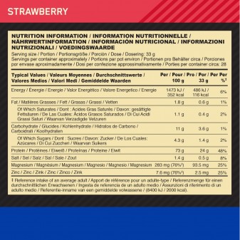 Optimum Nutrition Gold Standard 100% Casein Proteine di Caseina a