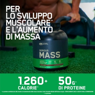 Optimum Nutrition Proteine Calorie e Creatina Serious Mass Cioccolato