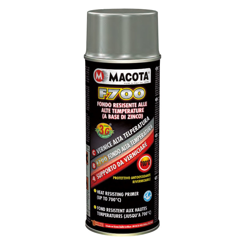 Macota F700 - Fondo Termoresistente fino a 700°C a base di Zinco