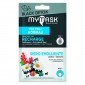 MyMask Black Detox Trattamento Purificante Maschera Recharge e Siero Emolliente - Confezione da 1 trattamento
