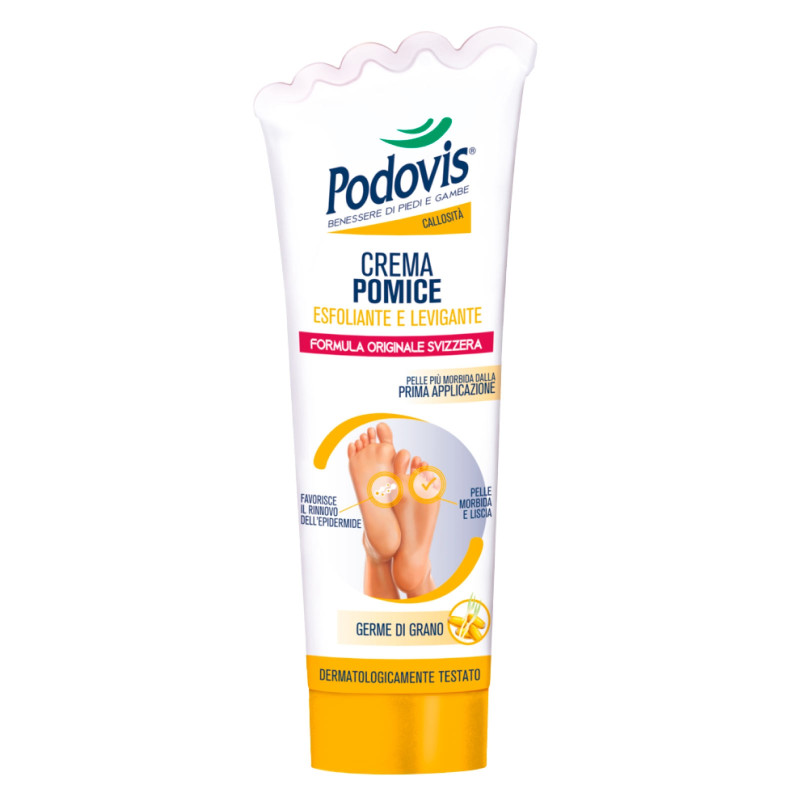 Podovis Crema Pomice Esfoliante e Levigante per Callosità con Olio di