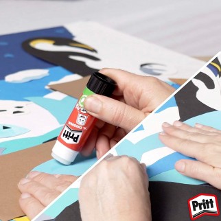 Pritt Original Stick Colla Trasparente - Confezione da 5 Flaconi